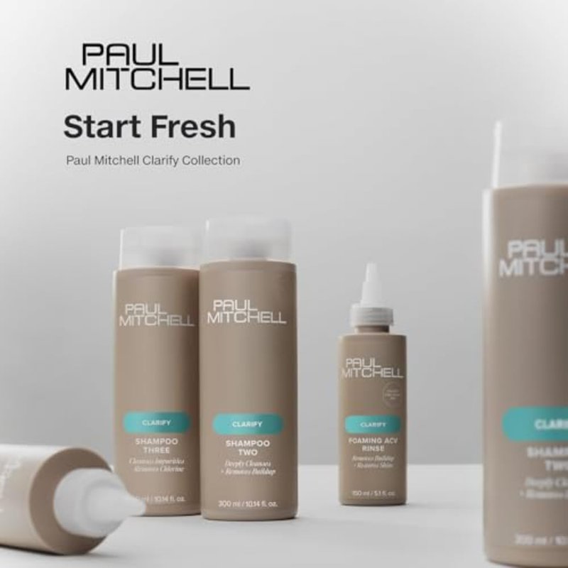 Paul Mitchell Shampoo Two, Clarifying Shampoo, Deep Cleanses + Removes Buildup, For All Hair Types, Especially Oily Hair, 33.8 fl. oz.