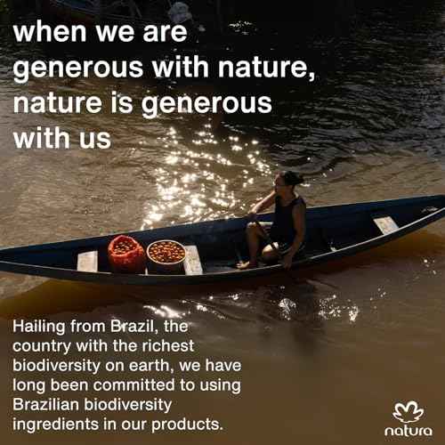 Natura - Brazil Nut Hand Cream - Anti-Dryness Castanha Hand Balm - 24-Hour Deep Hydration Skin Moisturizer - Vegan Skin Care - Brazilian Beauty Secrets - Self Care & Body Care - 2.6oz (75g)