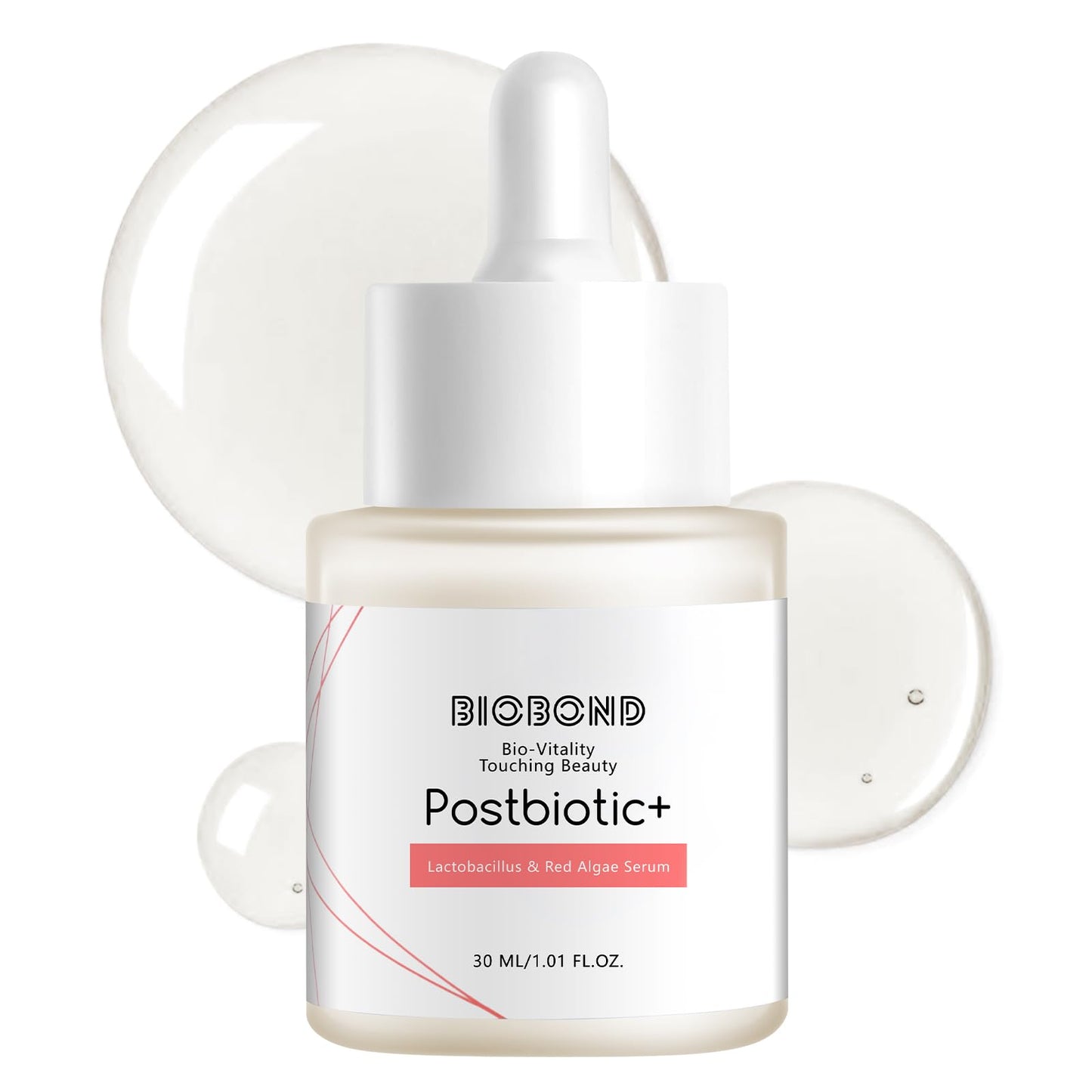 BIOBOND Lactic Acid Exfoliating Serum, For Gentle Resurfacing, Brightening, Hydrating, With Postbiotic Lactobacillus & Centella, Smooth Texture & Pore Minimizer Facial Booster, 1 Fl Oz
