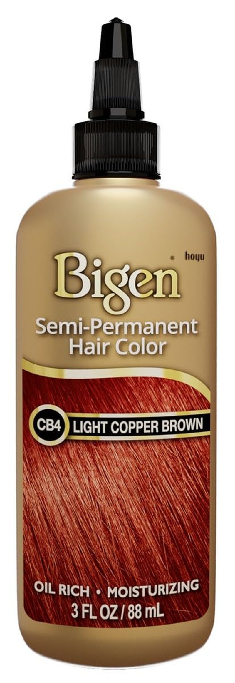 Bigen Semi-Permanent Haircolor #Cb4 Light Copper Brown 3 Ounce (Pack of 2)