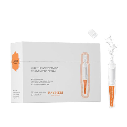 BACHERI Ergothioneine Serum Ampoules, Antioxidant & Anti-Glycation & Anti Aging Rejuvenating Facial Serums Firming and Hydrating Skin Barrier Repair for All Skin Types 30PCS/Box