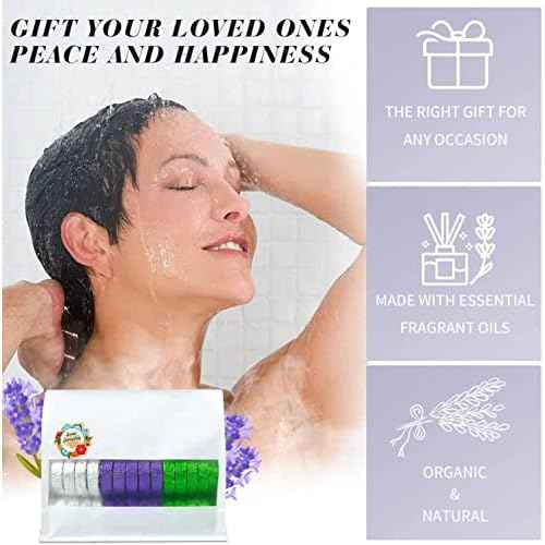 Shower Steamers Multi-Quantity Packed (45PCS) Women/Men Gift Set?Lavender, Verbena, Eucalyptus Aromatic Shower Bombs, Individually Wrapped Tablets for Mother's Day & Anniversaries