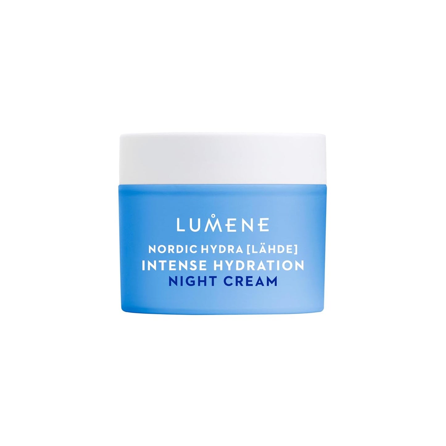 Lumene Nordic Hydra Intense Hydration Night Cream - Plumps & Smooths Dehydrated Skin | Vegan Formula | 50ml