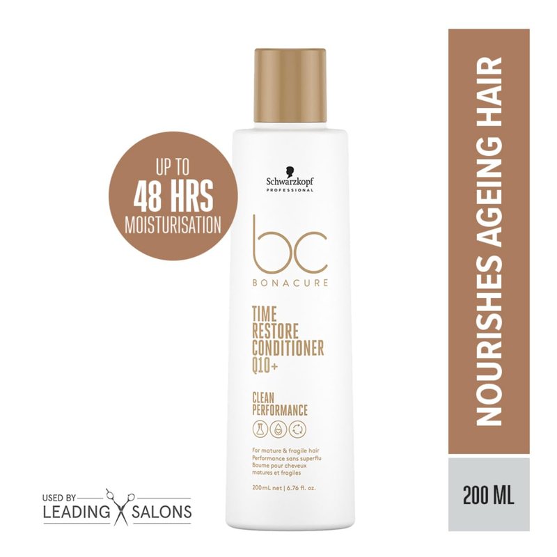 BC Bonacure Q10+ Time Restore Conditioner - Anti-Aging Hair Care | 6.7 oz