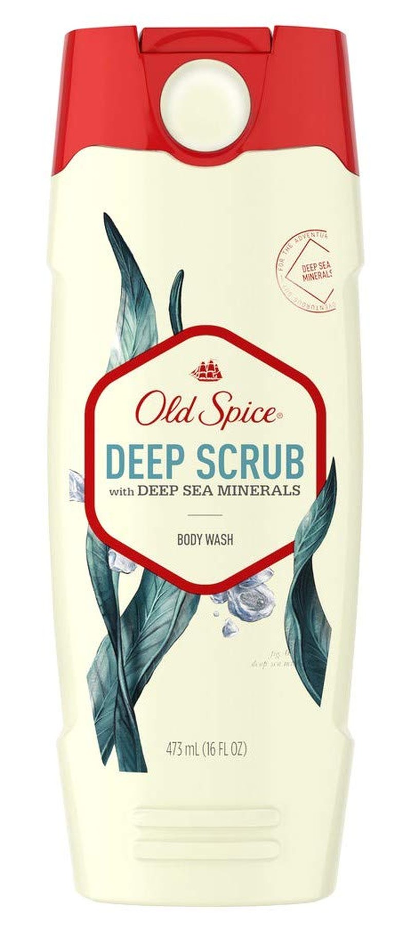Old Spice Body Wash Deep Scrub With Deep Sea Minerals - 16 Fl Oz, 16 Oz