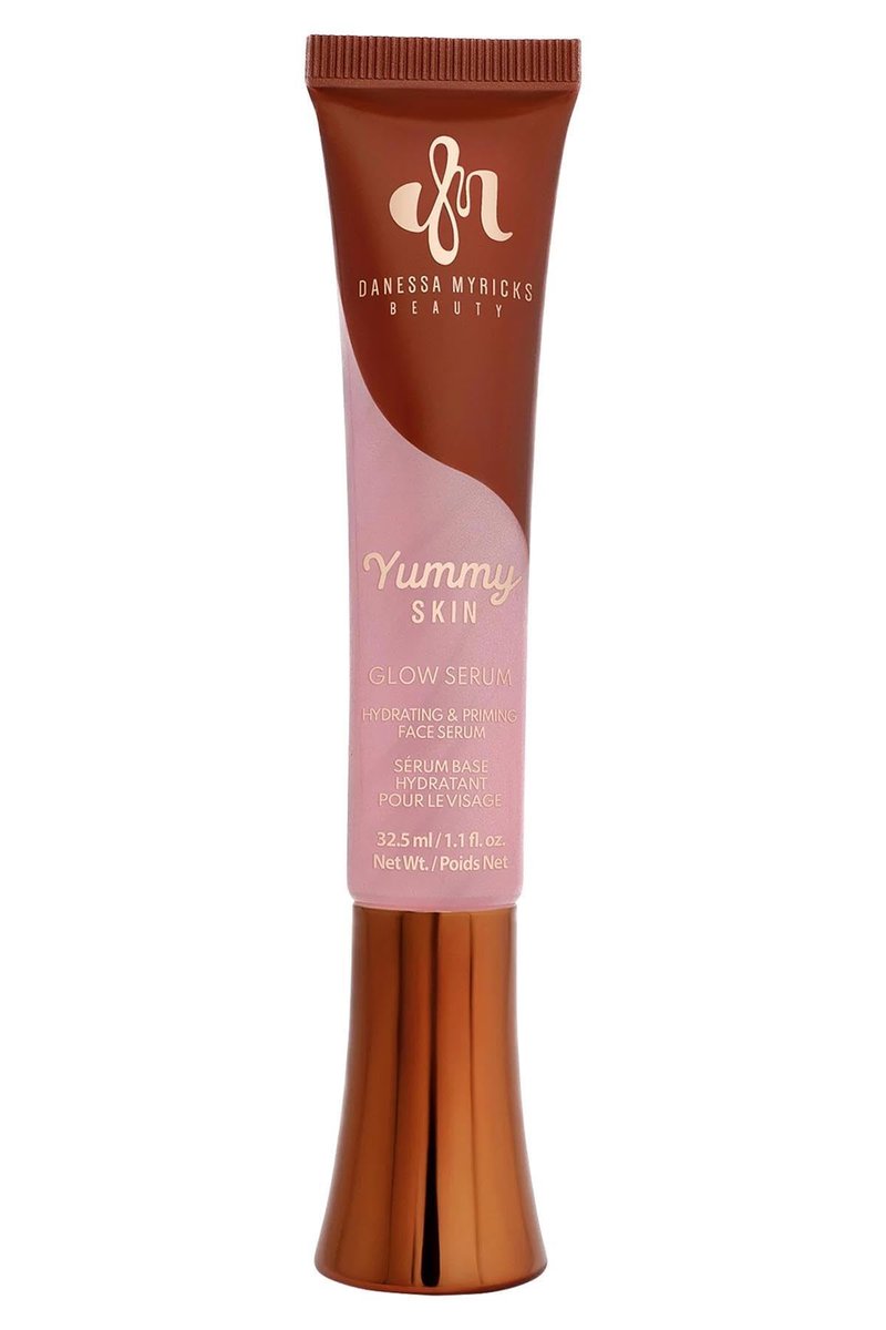 Danessa Myricks Beauty Yummy Skin Glow Serum – Fresh Pressed, Radiant Priming Serum with Niacinamide, Vitamin C & Hyaluronic Acid, 1.1 Fl Oz
