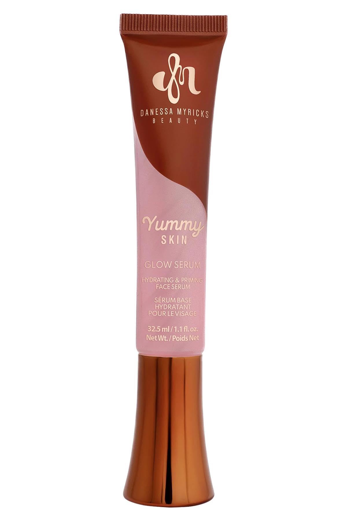 Danessa Myricks Beauty Yummy Skin Glow Serum – Fresh Pressed, Radiant Priming Serum with Niacinamide, Vitamin C & Hyaluronic Acid, 1.1 Fl Oz