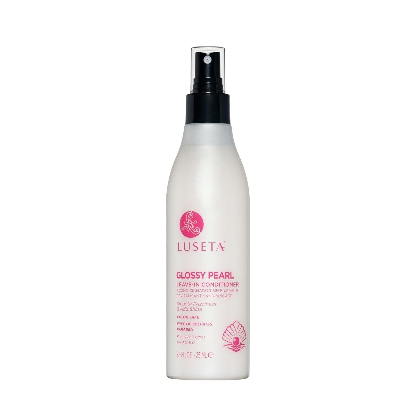 Luseta Glossy Pearl Leave-In Conditioner for Dry Hair, Adds Shine, 8.5 oz