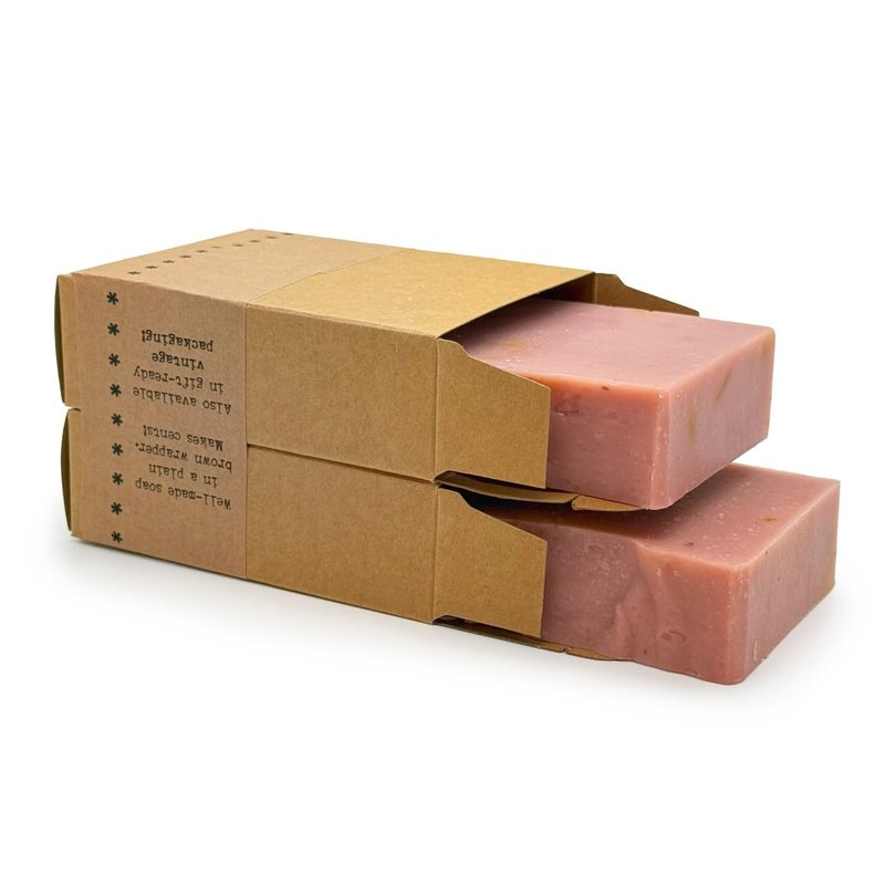 Just Like Jane™ Pink Grapefruit Handmade Soap | 5 oz Bars | Packaging: Plain Jane (2 bars)