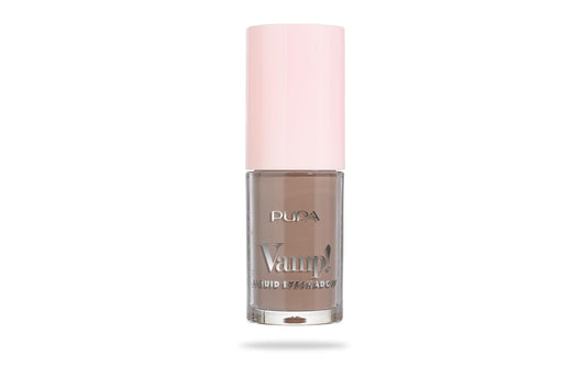 Pupa Milano Vamp! Liquid Eyeshadow - Shimmer Finish, Ultra-Adherent, and Lightweight - Ophthalmologically Tested - 011 Mocha - 0.13 oz