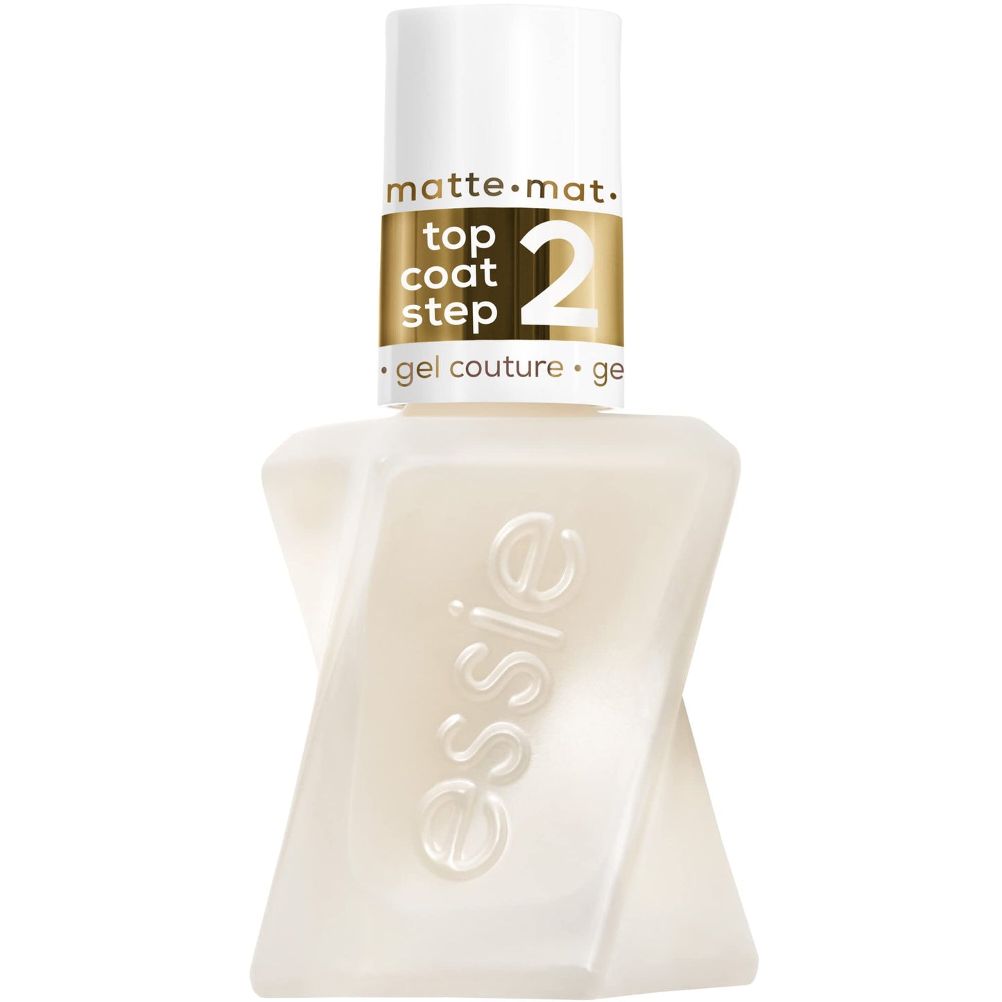 essie Gel Couture Longwear Top Coat Kit, Clear, Shiny Top Coat + Soft Matte Top Coat, 0.46 fl oz each