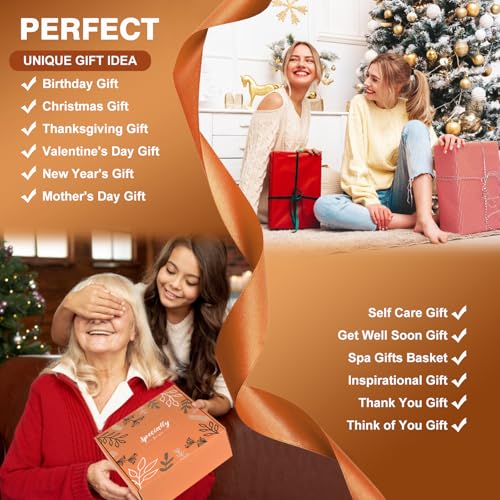 Fall Gifts Basket for Women, Birthday Gifts for Mom Her Sister Friend Wife,Self Care Get Well Relaxing Spa Box,Thank You,Coworker,Retirement,Thanksgiving,Halloween,Christmas Gift for Women Grandma Mom