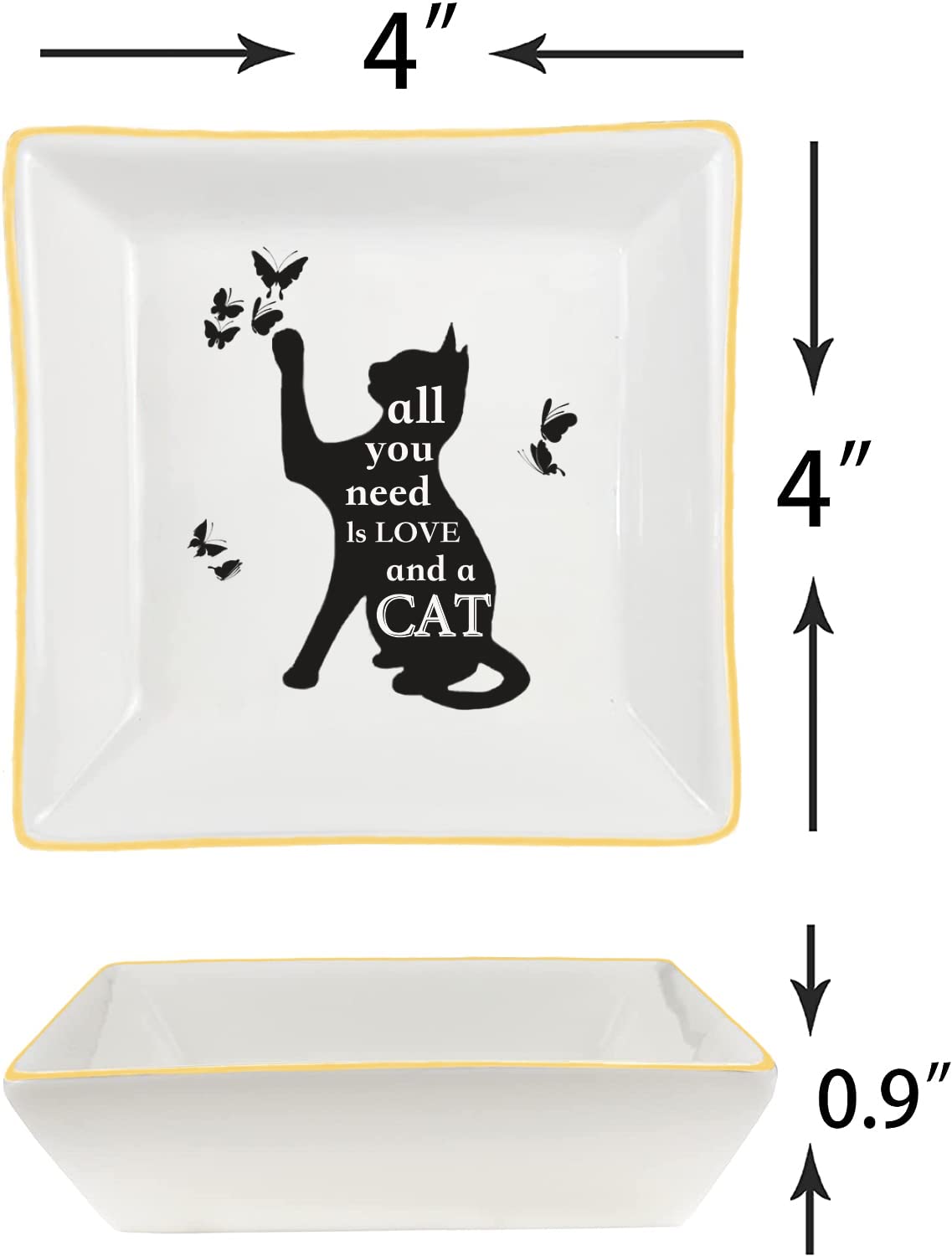 Cat Lovers' Gifts - Black Cat Zipper Makeup Bag & Travel Toiletry Pouch Organizer