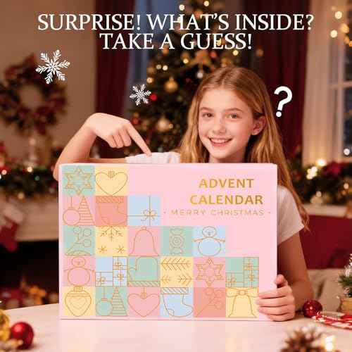Makeup Advent Calendar 2025, Advent Beauty Calendar 2025, Advent Calendar for Teen Girls, Advent Calendars Christmas, Makeup Kit Makeup Sets, Christmas Gifts for Teens Girls