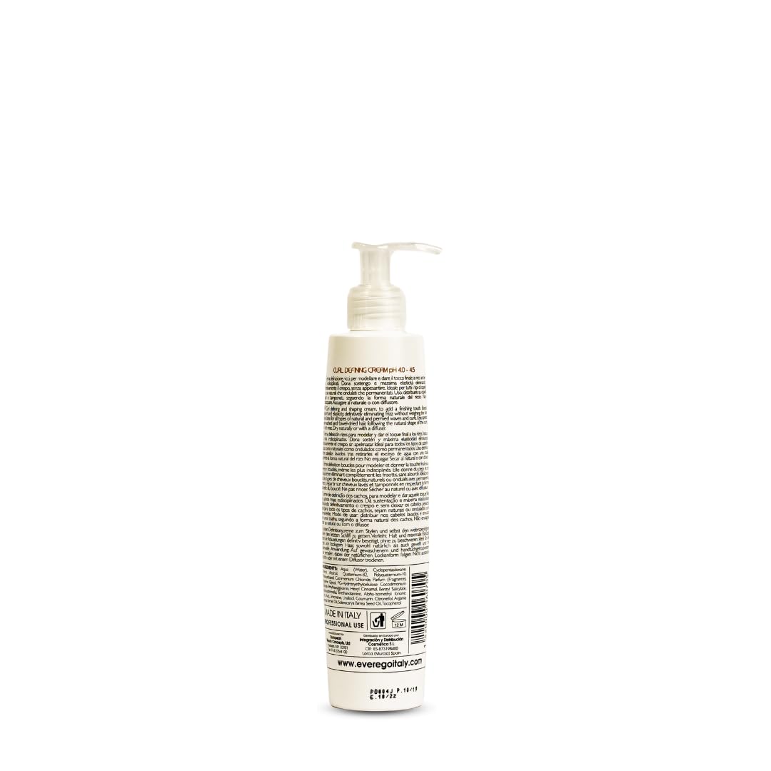 Ever Ego Curl Care - Argan & Marula Curl Defining Cream for Frizz Control | 8.45oz