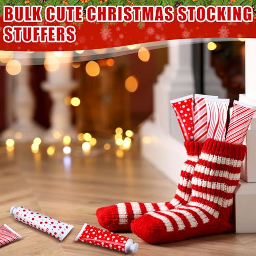 15 Pcs Christmas Hand Cream Bulk Mini Hand Lotion Candy Cane Scented Peppermint Lotion Christmas Stocking Stuffers Bulk Holiday Gifts Employee Staff Teacher Appreciation Gifts for Coworkers