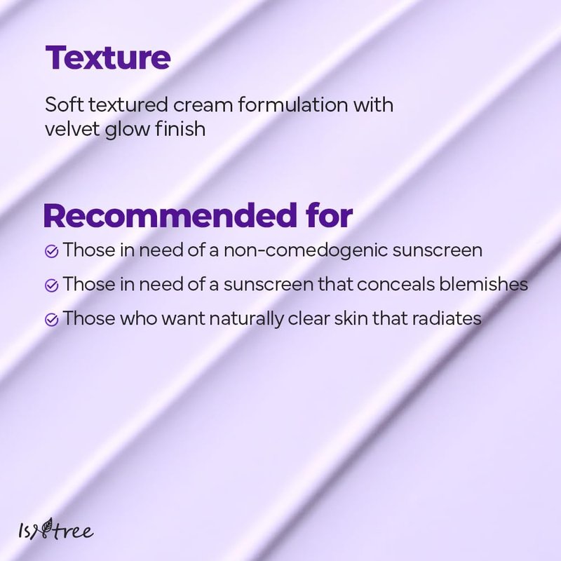ISNTREE Onion Newpair Sunscreen SPF 40 - Hydrating Purple Sun Protector | 50ml | Evens Skin Tone