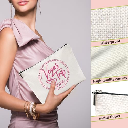 1 Pcs 3 Pcs 4 Pcs Makeup Bag, Girls Trip Gifts Favors Girls Weekend Gifts, Friendship Gifts for Women Bestie Bride