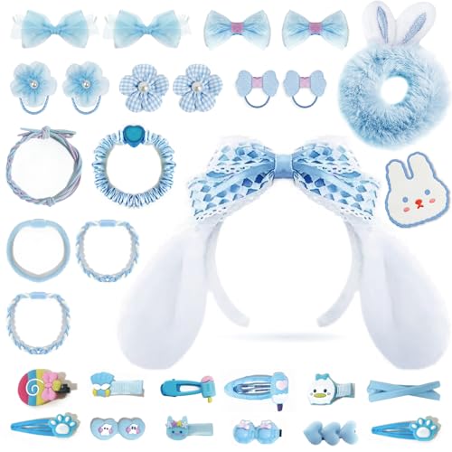 Headband, Cute hair accessory set Cute headband£¬Various Styles of hair clips, hair cords, Hair Ties£¬Plush hair loop