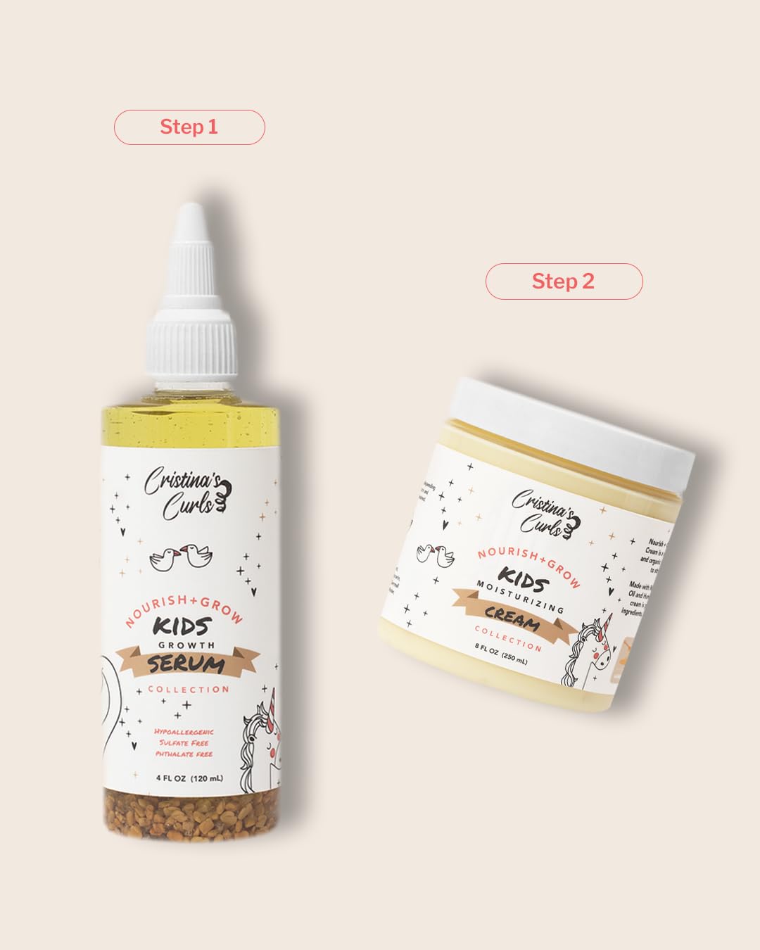 Curly Hair Scalp Serum - Soothing Treatment for Kids | Moisturizing Oil for Dry Scalp & Itch Relief