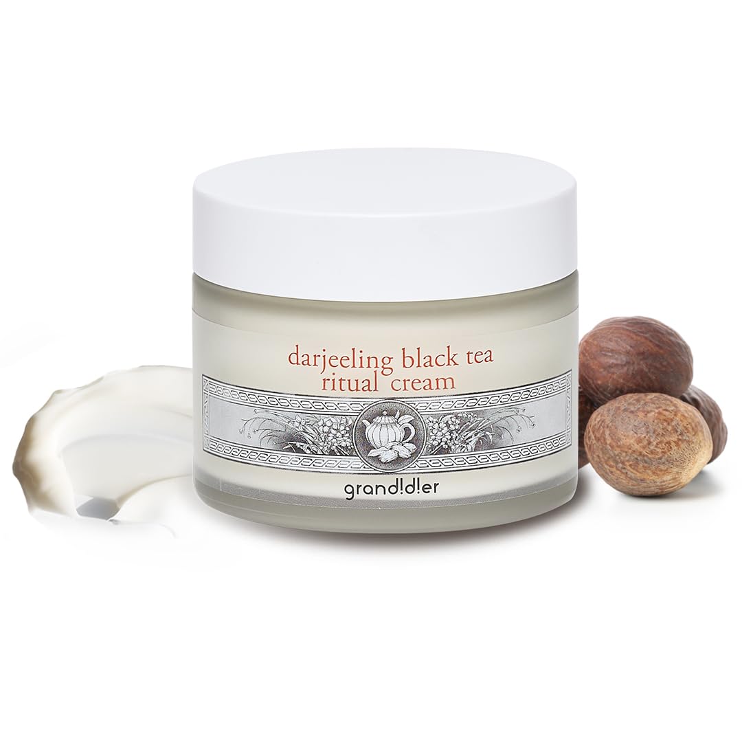 Grandidier Ritual Cream Deep Hydrating and Skin Barrier Strengthening Formula with Darjeeling Tea Extract Ceramides and Botanical Oils for Dry Sensitive Skin 65ml / 2.20 fl.oz