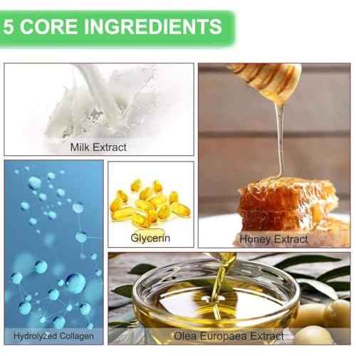 Hand Mask Moisturizing Glove 3 pack, Hand Peel Mask Exfoliating Gloves, Hand Repair Glove for Dry Hands Treatment, Remove Dead Skin, Rough Skin, Honey Milk