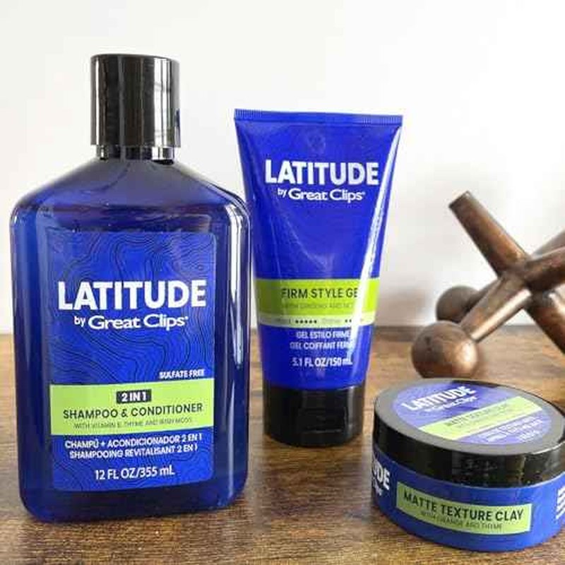 GREAT CLIPS LATITUDE Firm Style Gel | Hair Gel for Men | High Hold + High Shine | 5.1oz