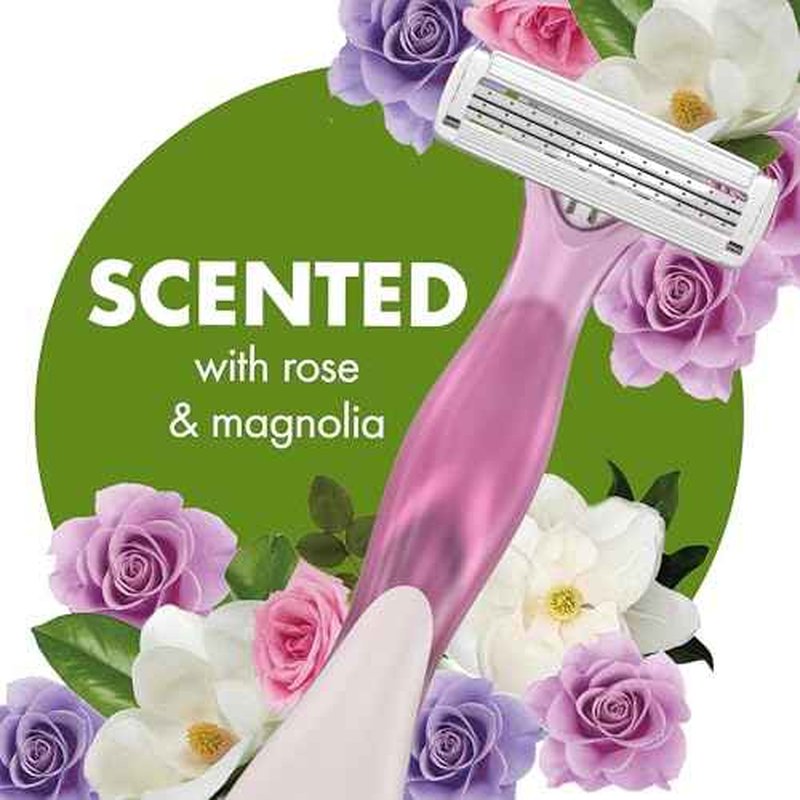 BIC Soleil Escape Women's Disposable Razors Variety Holiday Gift Set, Scented Razor Handles, 7 Razors, Self Care Gifts for Women