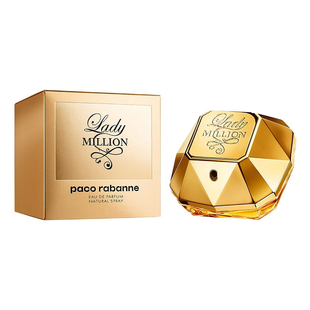 Lady Million Eau de Parfum Spray - 2.7 oz | Luxurious Floral Fragrance for Women