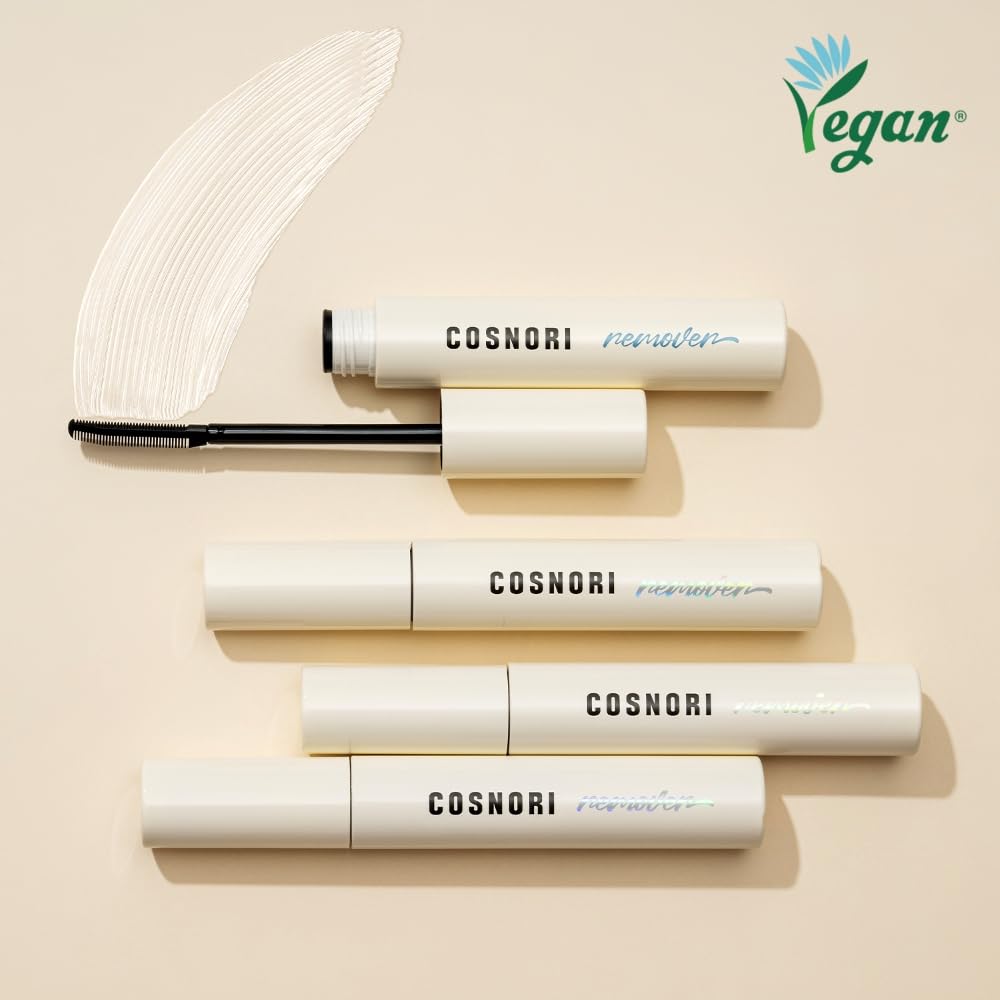 COSNORI Long Active Mascara Remover - Vegan, Mild-cleansing, Multi-remover, Waterproof mascara cleanser, Korean Skincare 0.32 fl.oz (9g)
