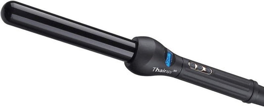 Thairapy365 25mm Clipless Curling Iron - Professional Black Curling Tool for Effortless Waves