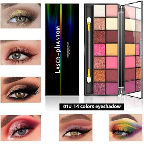 All in One Makeup Kit for Women Full Kit,Makeup Set for Women, Includes Eyeshadow Palette/Foundation/lip gloss/Eyeliner/Mascara/makeup Brush,Makeup Gift Set for Christmas & Birthday&Holiday&Everyday.