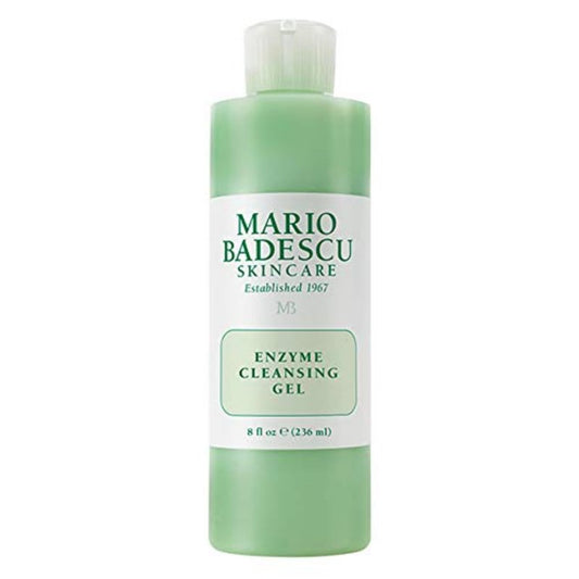 Mario Badescu Enzyme Cleansing Gel Face Wash, Oil-Free Facial Cleanser with Papaya Enzyme & Grapefruit Extract, Exfoliating Skin Care for All Skin Types, Removes Excess Oil & Impurities