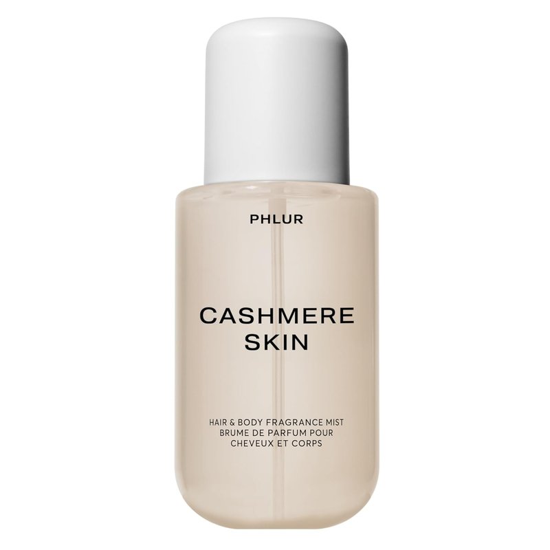 PHLUR Cashmere Skin Body Mist - Almond, Vanilla & Cream Perfume Spray | 8 Fl Oz, Luxurious Hair & Body Fragrance