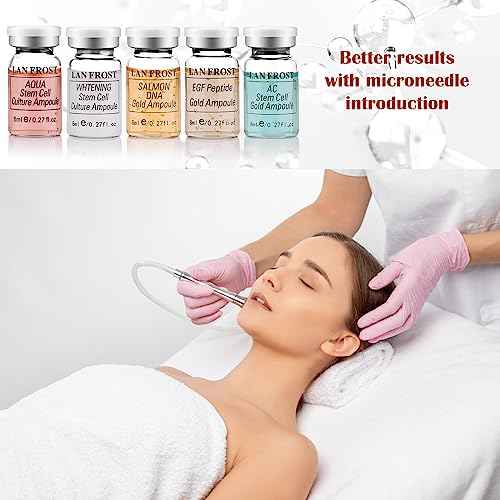 BB Facial Glow Starter Kit Serum Essence Skin Care Set 0.27oz 6 Vials, Skin Care Serum for Face BB Radiance Facial Kit
