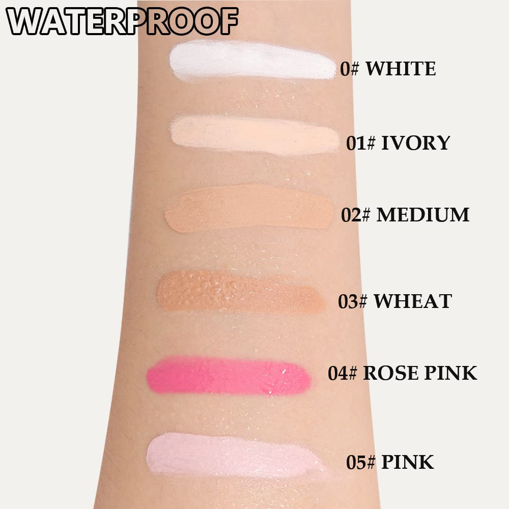 Rose Pink Eyeshadow Primer - Cream Base for Concealer & Eyeliner | 12ML