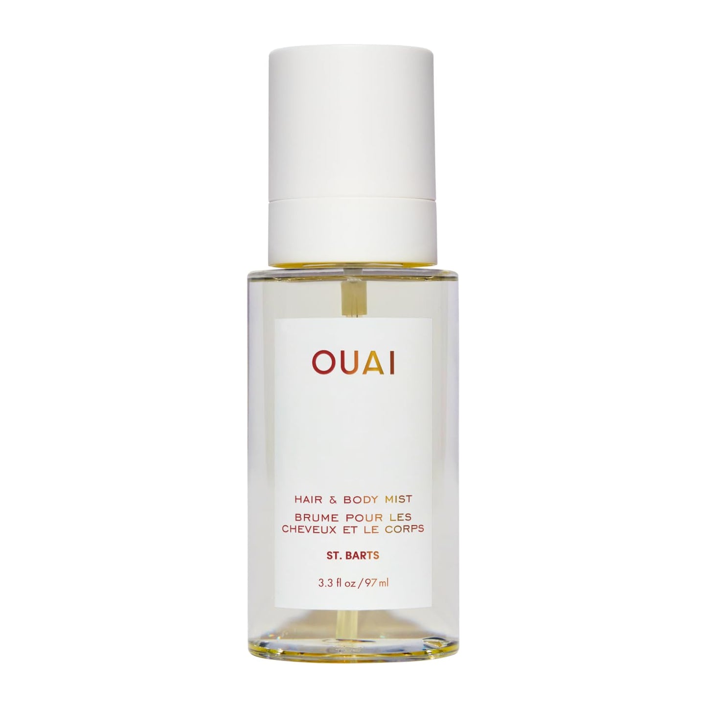 OUAI St. Barts Hair and Body Mist - Tropical-Scented Hair Perfume and Body Spray - Notes of Dragonfruit, Orange Blossom, Tuberose & Musk (3.3 Fl Oz)
