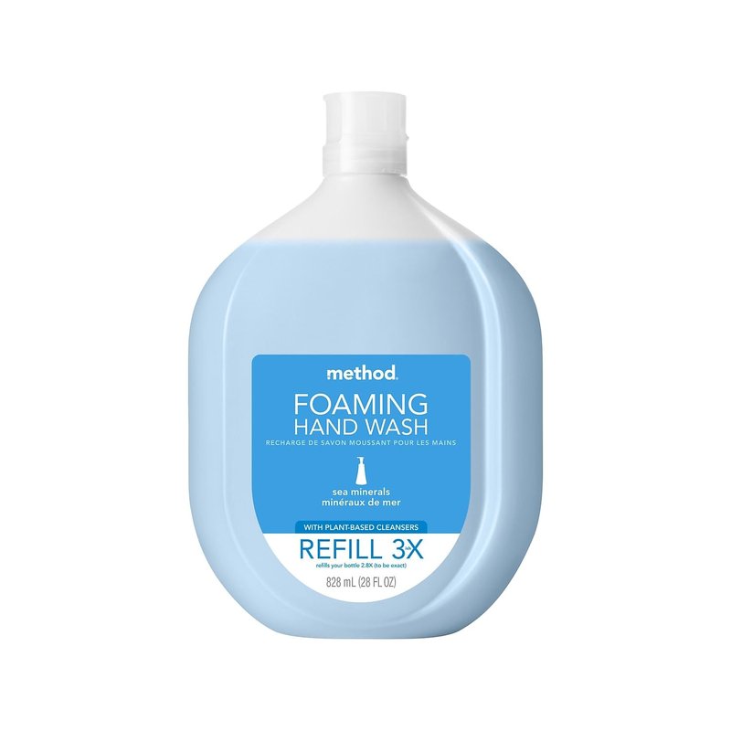 Method Foaming Hand Soap - Sea Minerals Biodegradable Formula | 28 fl oz (Pack of 4) + 28 fl oz (Pack of 1)