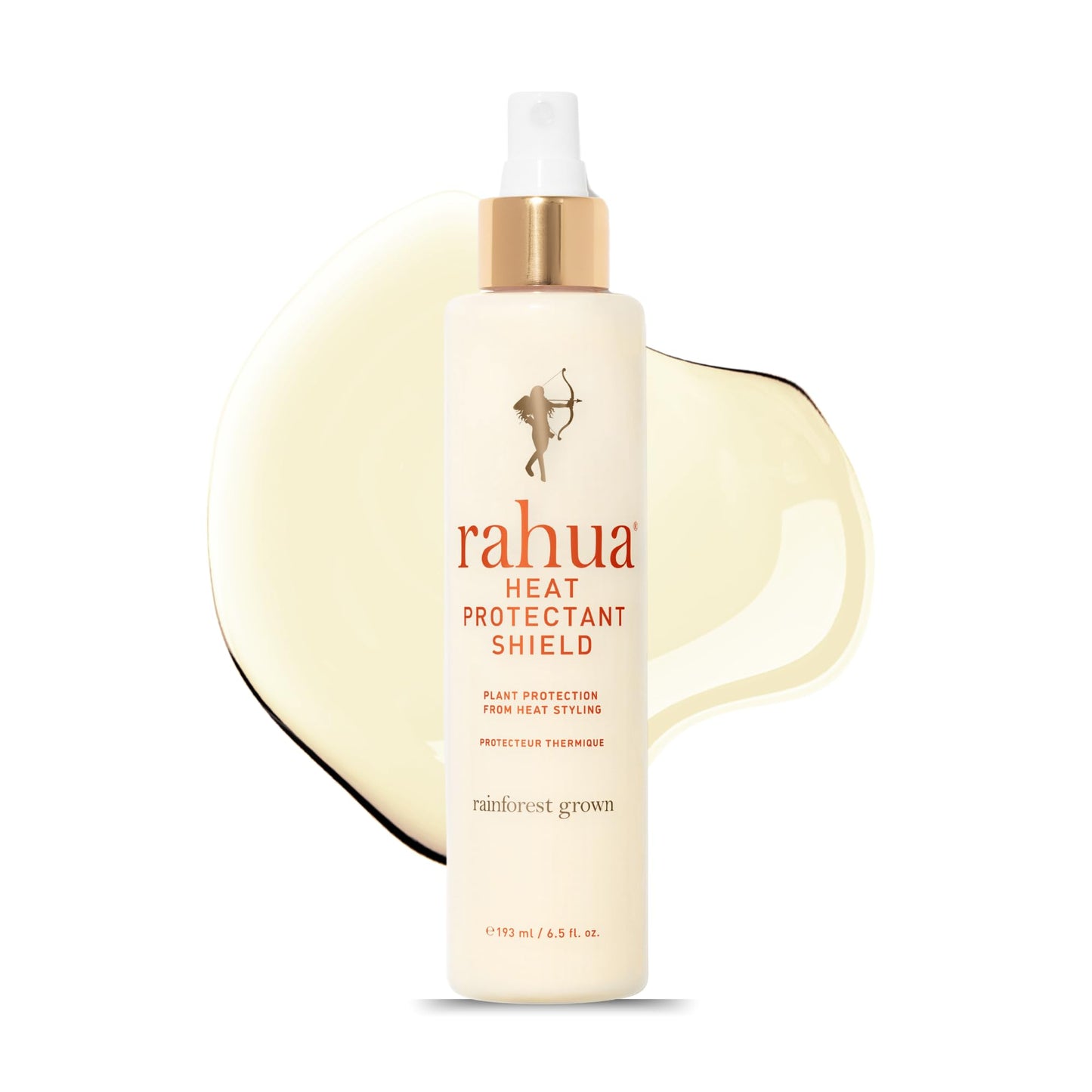 Rahua Heat Protectant Shield – Silicone-Free Styling Primer & Thermal Spray – With Amazonian Rahua Oil, Shea Butter & Hibiscus – Natural Gloss & Shine for All Hair Types – 6.5 fl oz