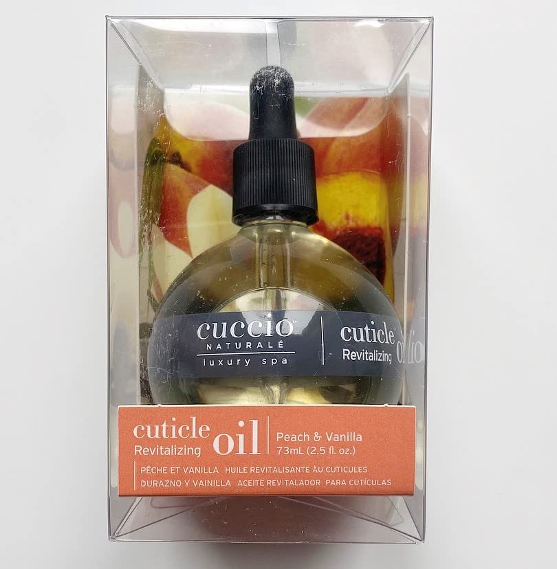 Cuccio Naturale Revitalizing Hydrating Cuticle Oil - Repair Damaged Skin & Nails - Vanilla Bean & Sugar - 2.5 Oz (Pack of 2)