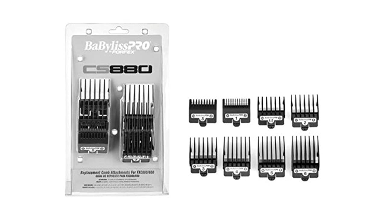 BaBylissPRO Clipper Guards - Precision Hair Cutting Accessories for All Hair Types