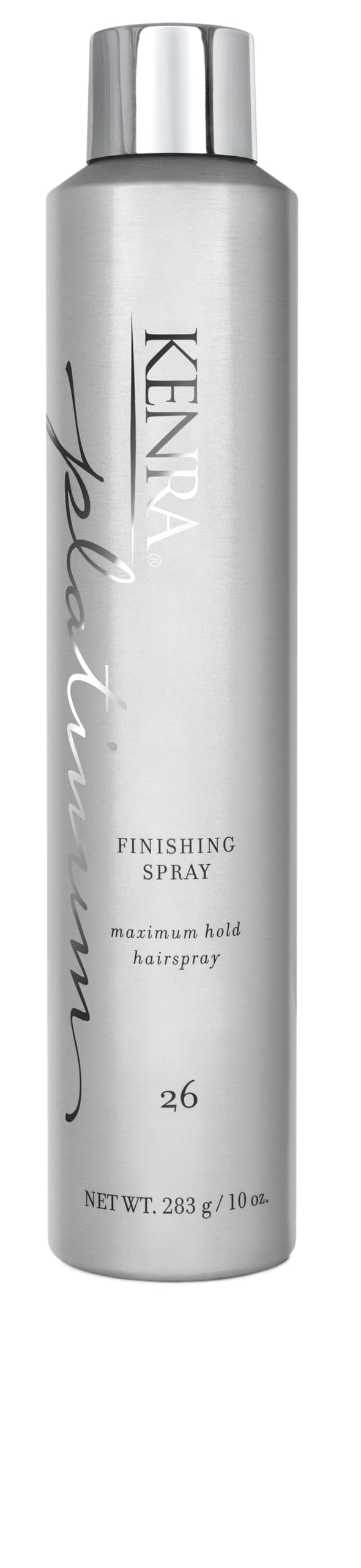Kenra Platinum Finishing Spray 26 80% | Maximum Hold Hairspray | Fast-drying, Non-Flaking, Non-Drying | Humidity-Resistant |All-Day Style Retention |High-Shine Finish |All Hair Types | 10 oz