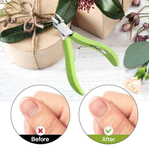Cuticle Trimmer, Professional Nail Cuticle Cutter, Stainless Steel Cuticle Remover Nippers with Non-Slip Silicone Handle, Manicure Tools for Nail Care£¬Cuticle Clipper for Nails Dead Skin.
