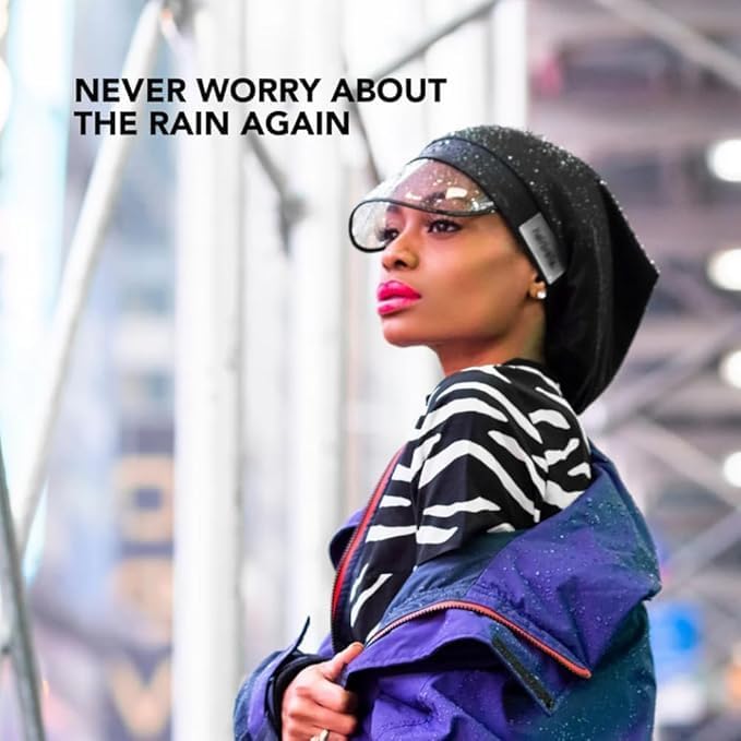 Satin-Lined Waterproof Rain Hat - Stylish & Functional | Perfect for All Weather