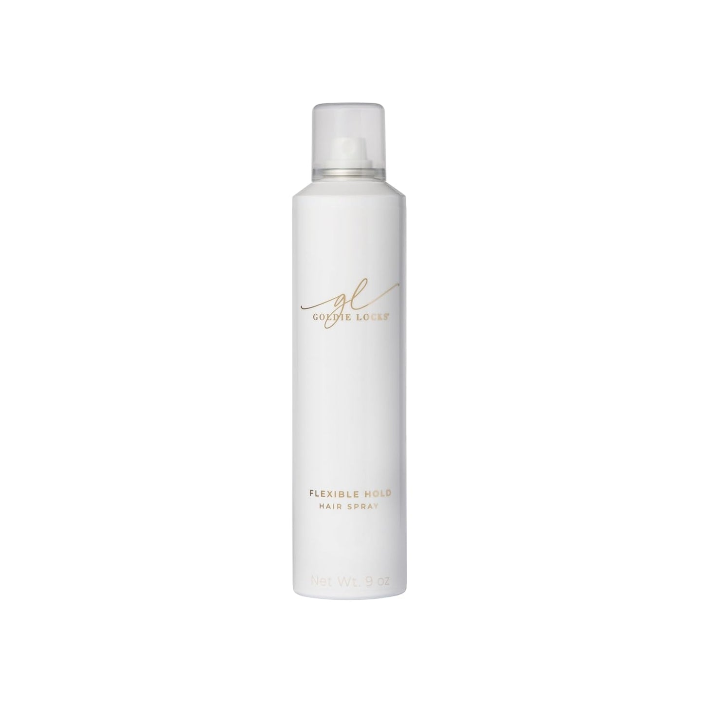 Goldie Locks Flexible Hold Hairspray - Lightweight, Humidity Resistant Formula for Color-Treated Hair - 9 oz