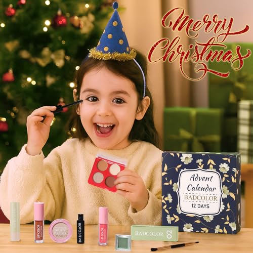 Makeup Advent Calendar 2025-12 Days Countdown Boxes Christmas Calendar Make Up Gift, Xmas Beauty & Cosmetics Surprise for Girl