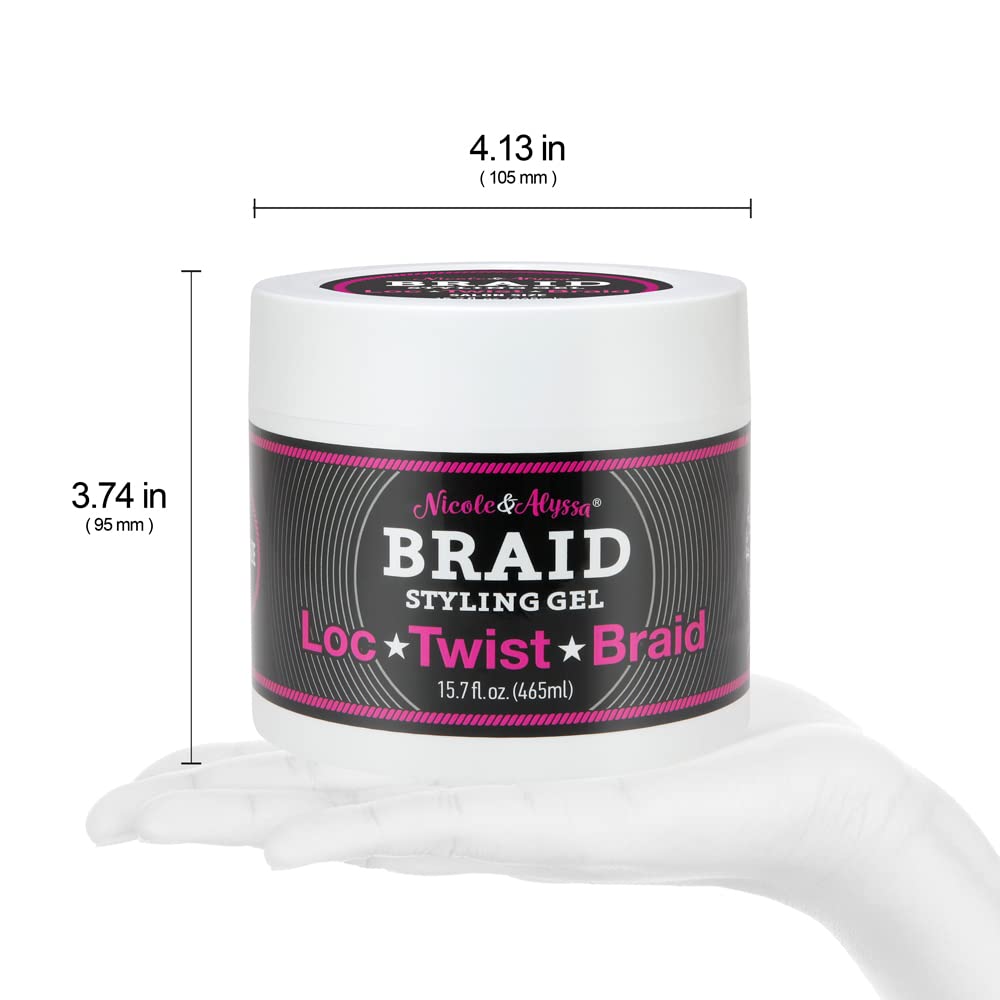 Nicole & Alyssa - Braid Styling Foam Mousse and Gel Combo