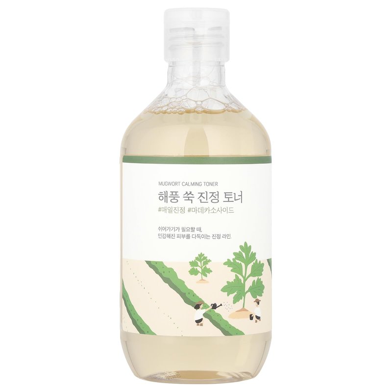 ROUND LAB Mugwort Calming Toner | Redness Calming, Provide a Skin Refresh, Madecassoside, Soothing, Water Type Toner (10.1fl.oz)