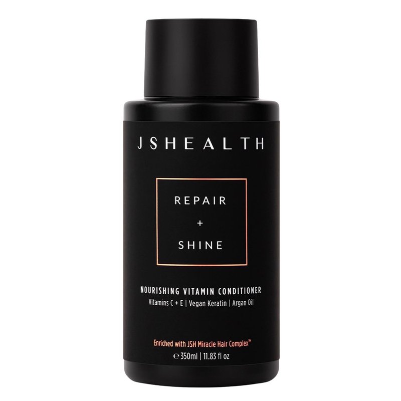 JSHealth Nourishing Conditioner - Vitamin-Enriched Deep Treatment for Dry, Colored Hair - With Keratin, Argan Oil, and Vitamins C & E | Sulfate-Free, Vegan, 350ml