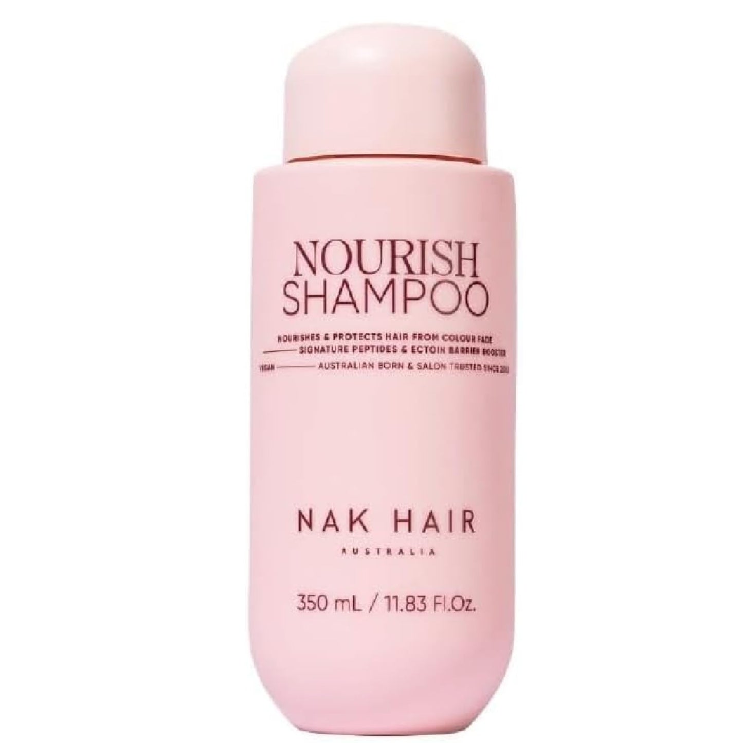 NAK Signature Nourish Color Protect Shampoo 350ml - Moisturizing, Sulfate-Free Formula for Dry, Color-Treated Hair with Peptides & Coconut Oil